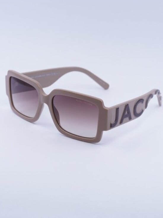 Marc Jacobs MARC 693/S 0NOY HA Sunglasses Nude/Brown Square Frame, Brown Lenses main image 6
